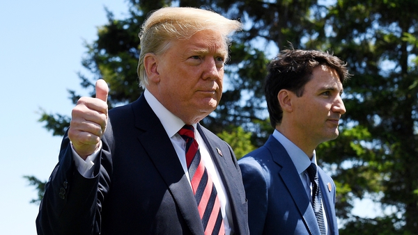 Donald Trump and Justin Trudeau are hopeful a new trade deal can be achieved