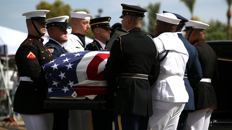 Former US VP Biden leads McCain memorial tribute