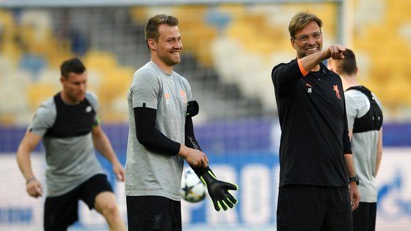 Simon Mignolet, left, has fallen down the pecking order at Liverpool