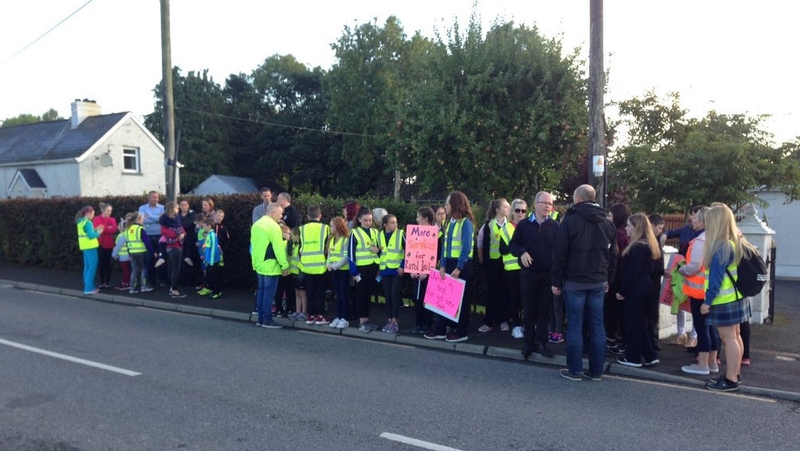 Students Walk 10km To Meath School In Bus Place Protest