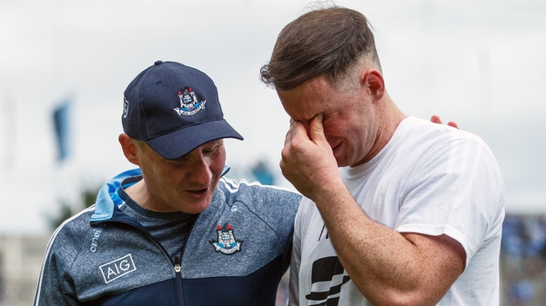 Jim Gavin with Philly McMahon in Croke Park