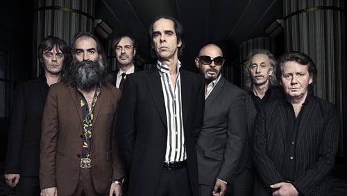 Conway Savage (pictured second from right) with Nick Cave & The Bad Seeds