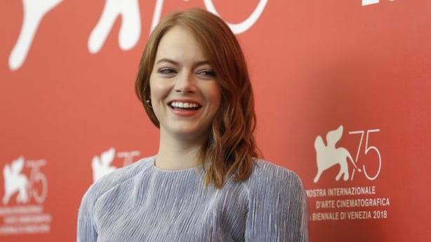 Emma Stone at the photo call for The Favourite (Kirsty WigglesworthAPPA)