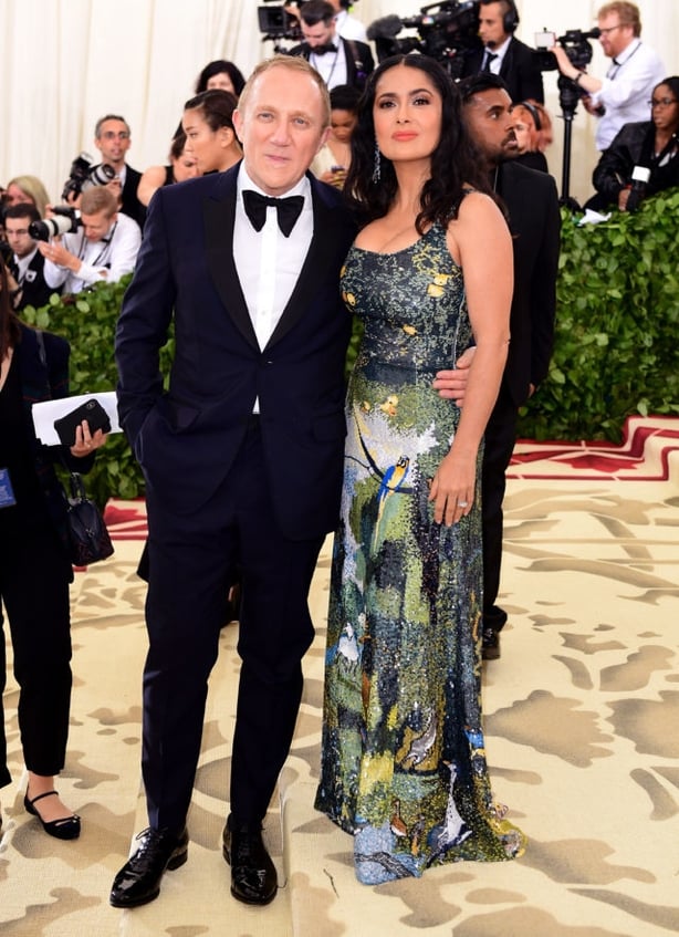 François-Henri Pinault and his wife Salma Hayek (Ian WestPA)
