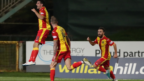 Kris Doolan of Partick Thistle had what appeared to be a perfectly good goal ruled out