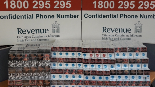 ast year, cigarettes and other tobacco products worth over €20m were seized