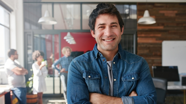 man in creative office