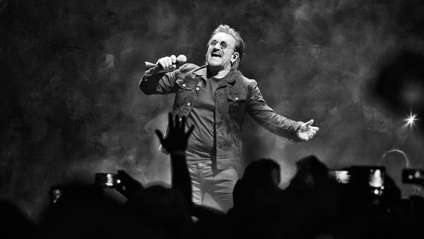 Bono has gotten his voice back as the band continue their tour in Cologne