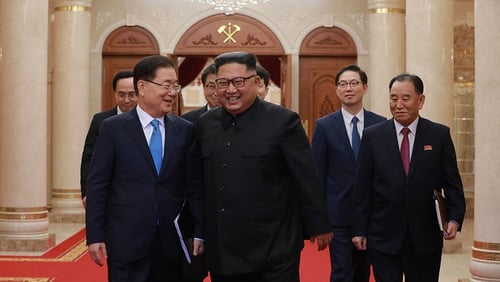 Kim Jong-un met with high-level South Korean delegation to agree the third inter-Korean summit this year