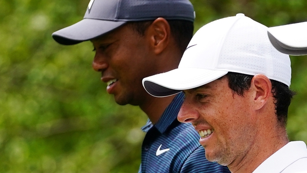 Woods and McIlroy playing together