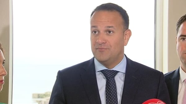 Leo Varadkar is in Galway for Fine Gael's meeting ahead of the new Dáil term
