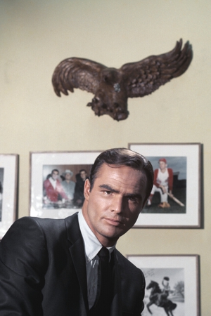 Burt Reynolds poses for a portrait on the set of his TV show Hawk, 1966