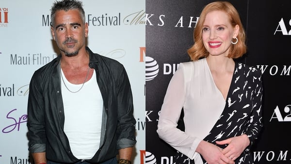 Colin Farrell and Jessica Chastain will begin filming Eve in Boston this month