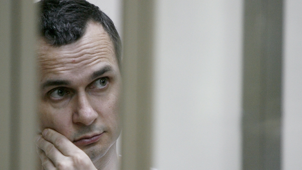 Oleg Sentsov pictured in 2015 during his trial