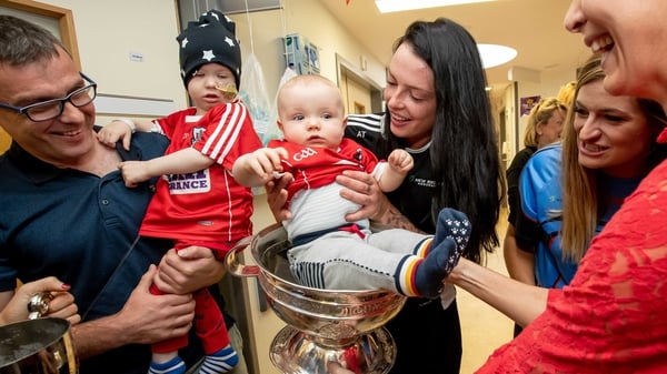 Cork's Ashling Thompson at Our Lady's Children's Hospital in Crumlin.