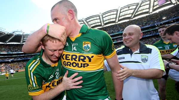Donaghy and Cooper together in Kerry colours