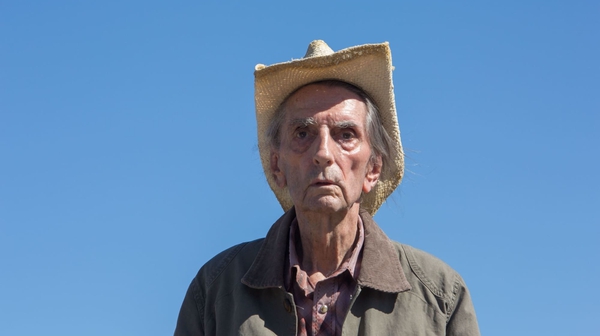 The late Harry Dean Stanton in Lucky. Close but not the cigar it should have been . .