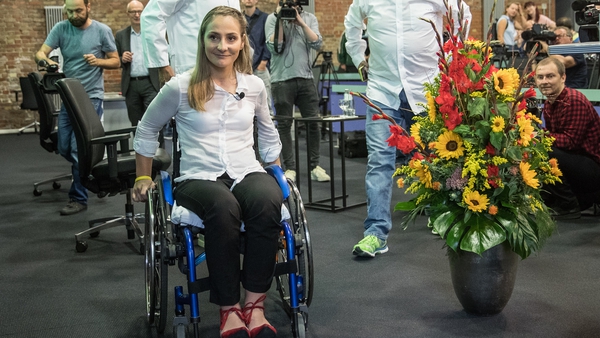 Kristina Vogel was paralysed following a training crash