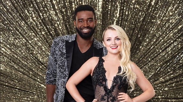 Evanna Lynch and her professional dance partner Keo Motsepe Photo credit: Dancing With the Stars/ABC