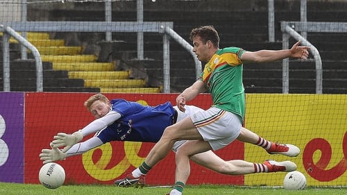 Paul Broderick finds the net in this year's Leinster championship