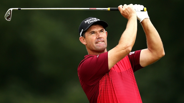 Padraig Harrington's round included one bogey and two birdies