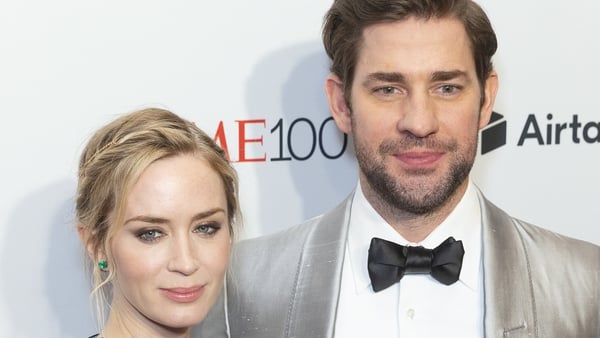 John Krasinski: "I was very nervous about directing her' because you want to look confident and be able to impress the person you love with your work."