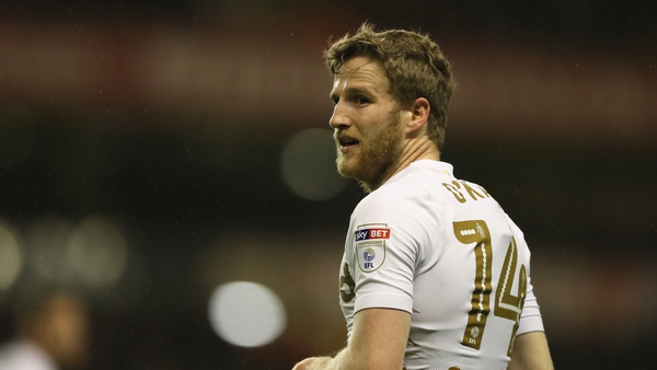 Eunan O' Kane suffered a double leg fracture in Luton Town's win over Bristol Rovers