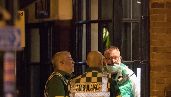 A major incident was declared when a man and a woman became unwell at a restaurant in the city