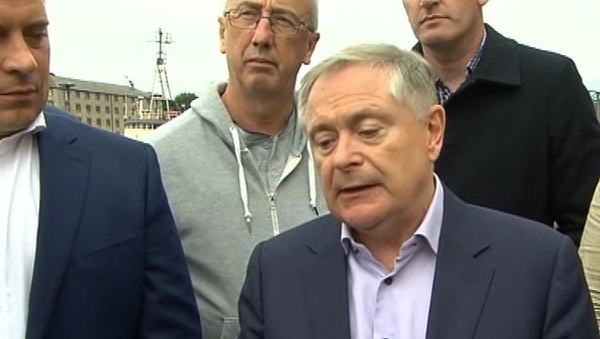 Labour leader Brendan Howlin said the discussion was a 'very uniting experience'