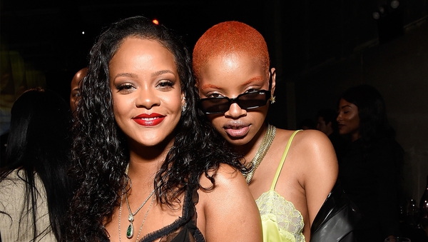Rihanna and Slick Woods