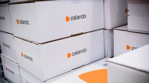 Zalando said total revenue for the second quarter was up 27%.