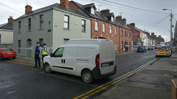 A man in his late 40s was arrested after the stabbing at Linenhall Street (Pic Darran Rafferty)