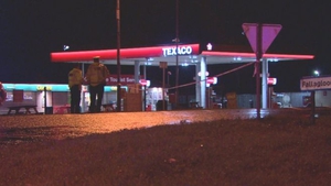 The incident occurred close to a service station in Maghera (Pic: BBC NI)