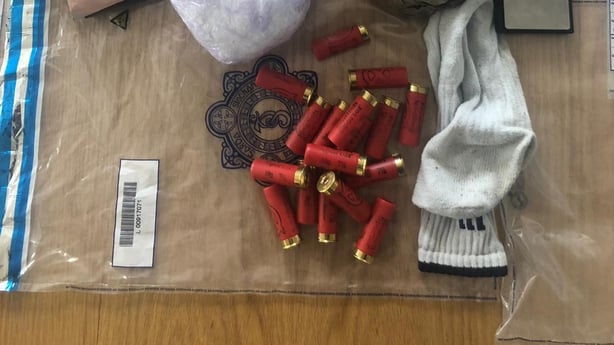 Drugs and shotgun cartridges