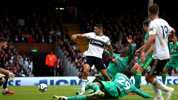 Fulham levelled the game with 12 minutes left on the clock