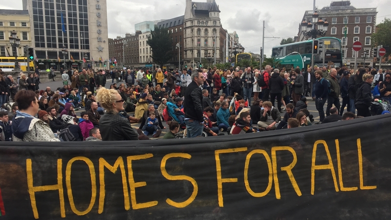 Housing Protests Hear Calls For An End To Evictions