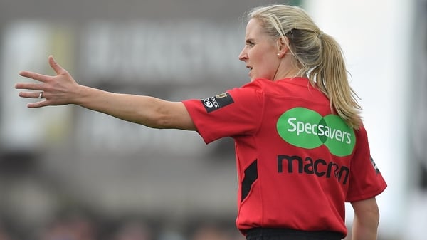 Joy Neville will be come the first female official at the men's World Cup