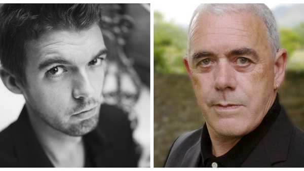 Nick Laird (left) and Theo Dorgan (right) feature in this week's episode of The Poetry Programme