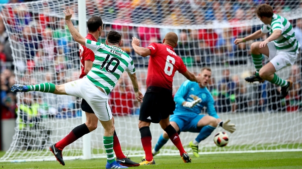Legends in action at the tribute match