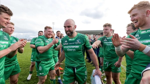 John Muldoon leaves the pitch after the win against Leinster in April