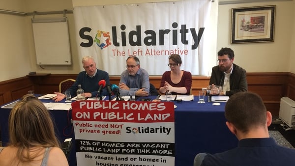 Speaking at a Solidarity press conference this morning, Father Peter McVerry expressed concern over the Government's housing strategy