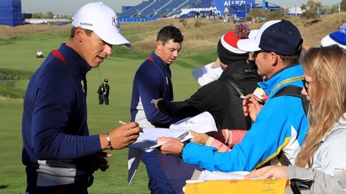 Thorbjorn Olesen and Rory McIlroy have been paired together