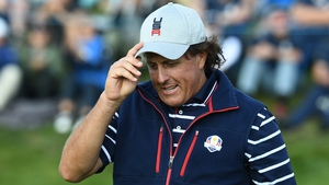 Phil Mickelson at the 2018 Ryder Cup