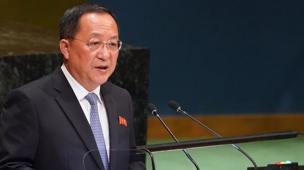 Ri Yong-ho told the UN that without any trust in the US, North Korea would not unilaterally disarm themselves