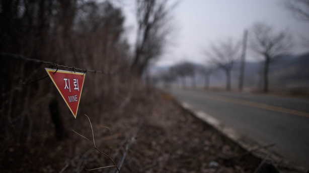 Korea Landmine Warning 