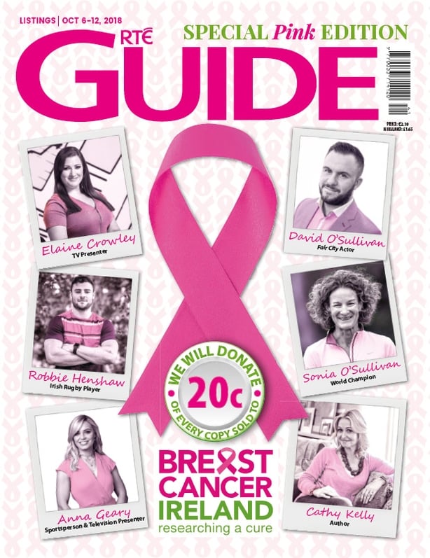 The RTÉ Guide's goes pink for Breast Cancer Ireland
