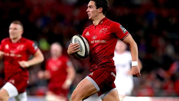 Joey Carbery scored 18 points against Ulster