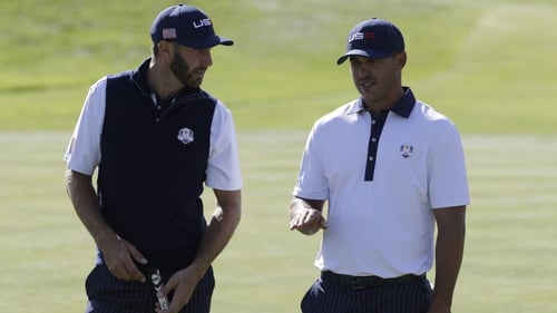 Dustin Johnson and Brooks Koepka appear to have fallen out with each other