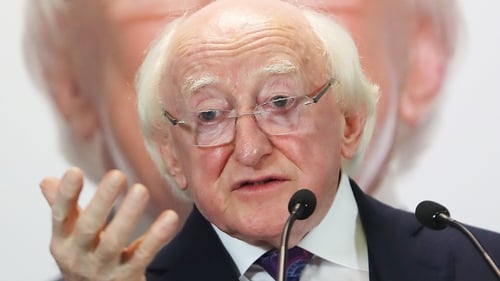 A spokesperson for Michael D Higgins said he did use the government plane to travel to Belfast in May 'for logistical reasons and on security advice'
