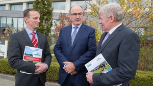 Andrew McConkey, Chairman of LacPatrick Dairies; Michael Hanley, CEO of Lakeland Dairies and Alo Duffy, Chairman of Lakeland Dairies